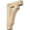 Ekena Millwork Imperial Block Rough Sawn Bracket, Douglas Fir, 6"W x 26"D x 38"H BKT06X26X38IMP05RDF - alternate 1